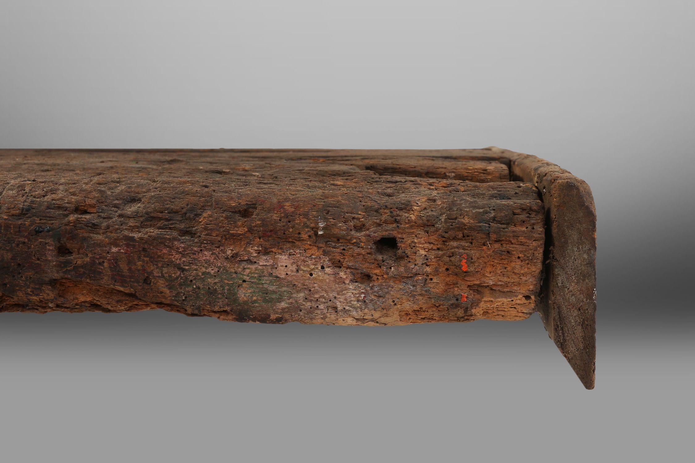 Industrial Oak Workbench with Exceptional Patina, Belgium ca. 1850thumbnail